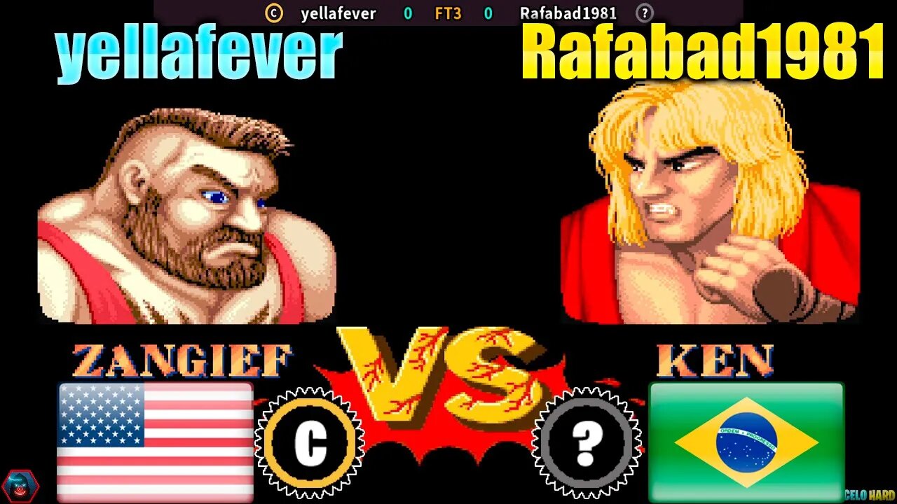 Street Fighter II: The World Warrior (yellafever Vs. Rafabad1981) [U.S.A. Vs. Brazil]