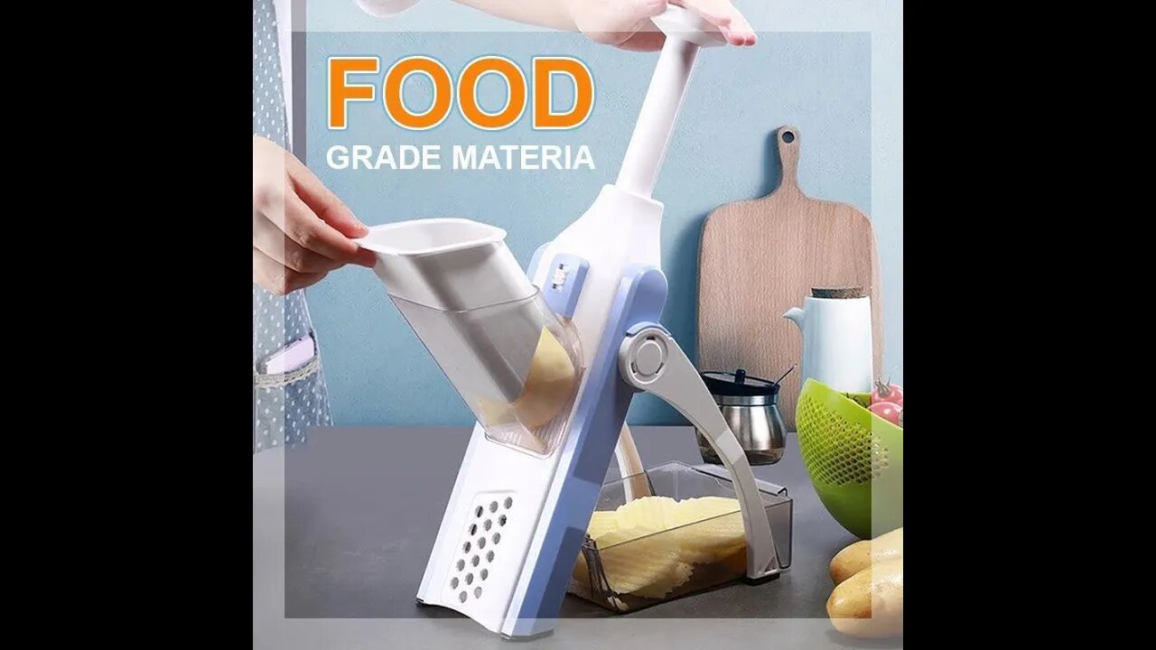 Multifunctional Manual Vegetable Slicer | Foldable Grater Slicer | Kitchen Chopping Artifact Grater