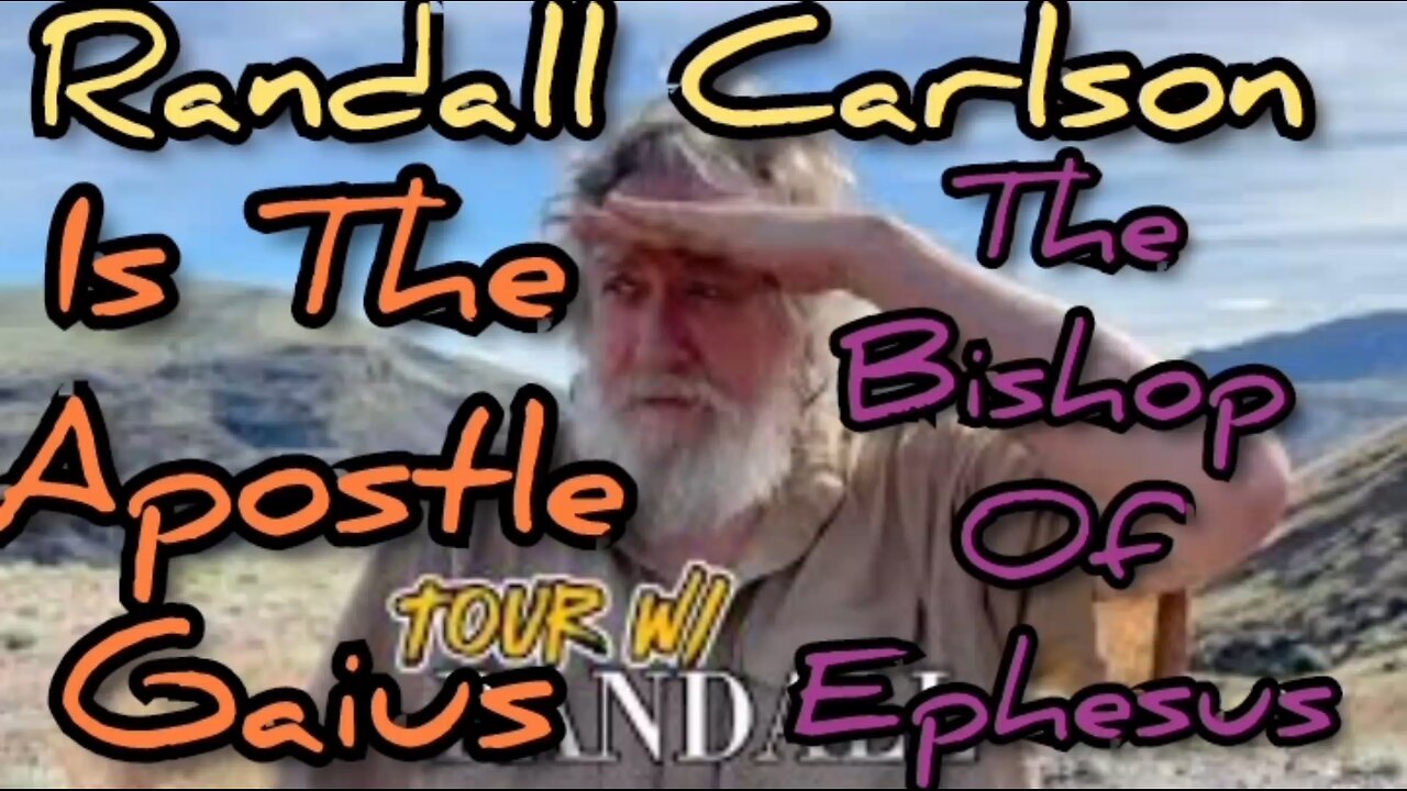 Randal Carlson Is The Disciple Gaius The Bishop Of Ephesus