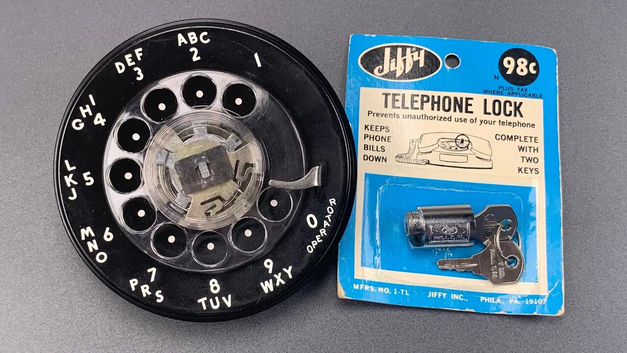 [1084] This Lock Could Save A Month’s Wages... in 1960 (Jiffy Phone Lock)