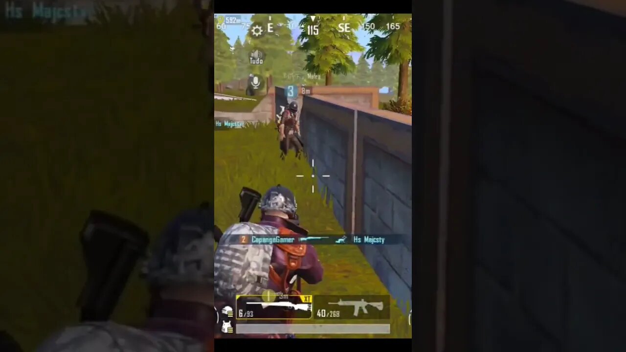 Que tiraço de sniper. Jogando PUBG Mobile.