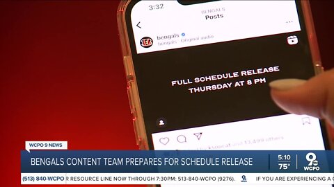 An inside look at how the Bengals prepare for schedule release day