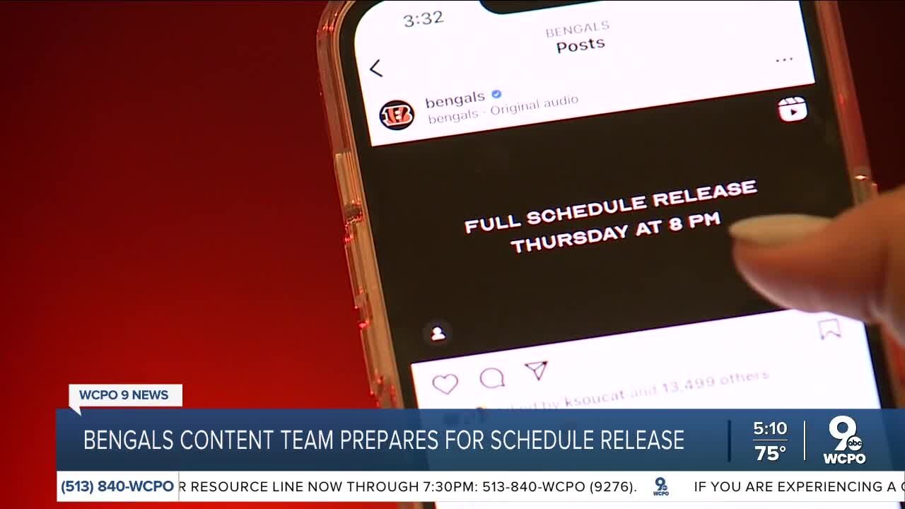 An inside look at how the Bengals prepare for schedule release day