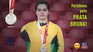 🥈Parabéns pela medalha de prata Bruna Alexandre. Grande conquista.