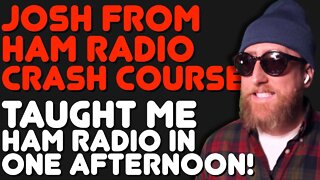 Josh From @Ham Radio Crash Course Does a Summits On The Air & Teaches Me Ham Radio In One Afternoon!