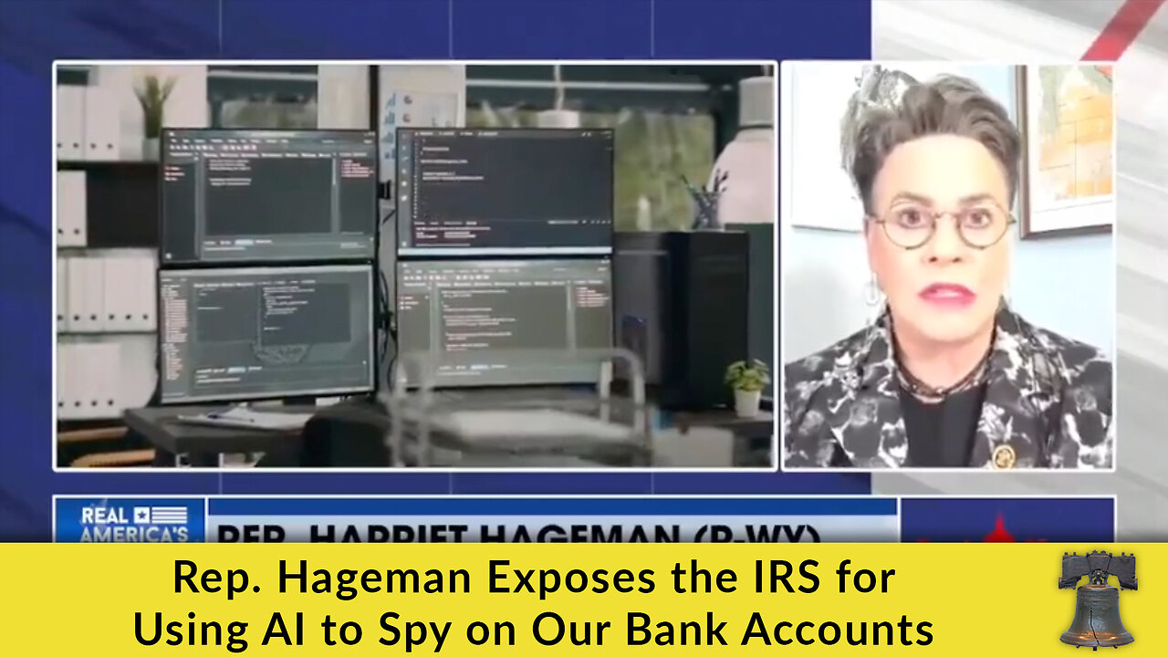 Rep. Hageman Exposes the IRS for Using AI to Spy on Our Bank Accounts