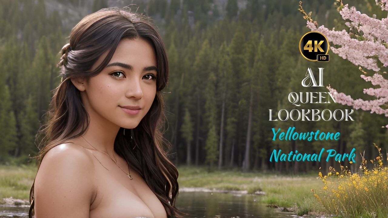 [4K] Ai Queen LookBook l Yellowstone National Park l Prairie Blossom Boutique #AiQueenLookBook #ai