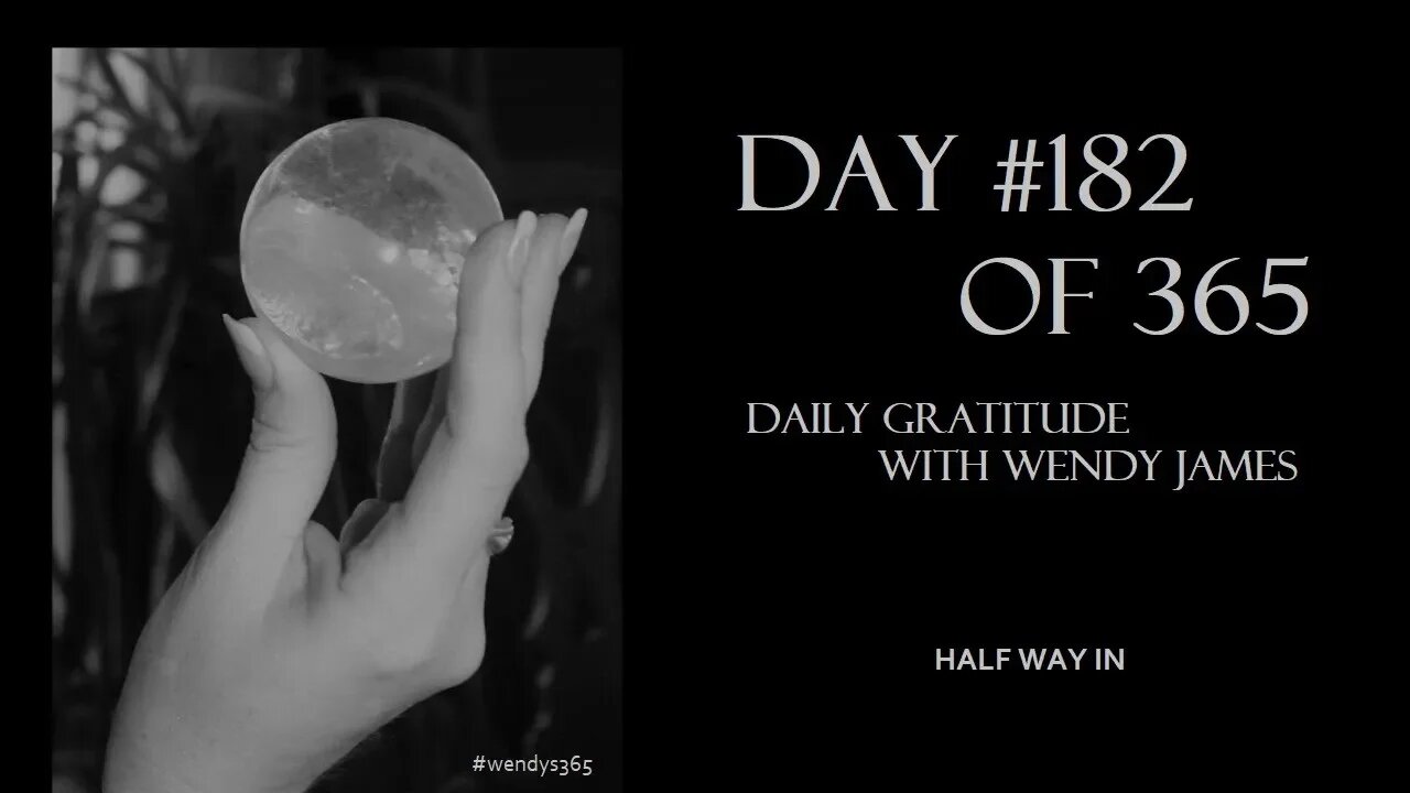 Grateful For Being Half Way In