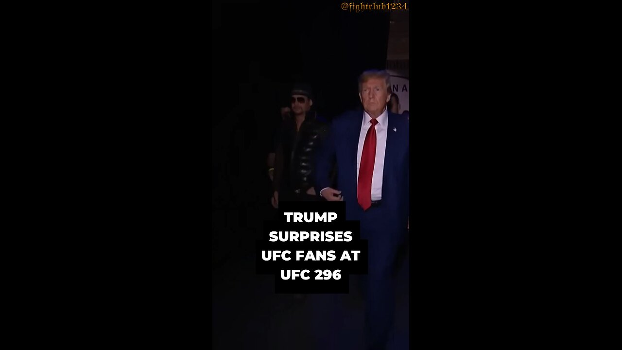 Trump at UFC 269