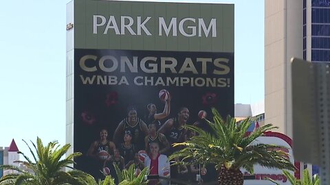 The Las Vegas Strip is preparing for the historic WNBA Championship Parade