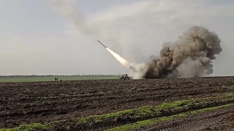 The work of the MLRS Smerch