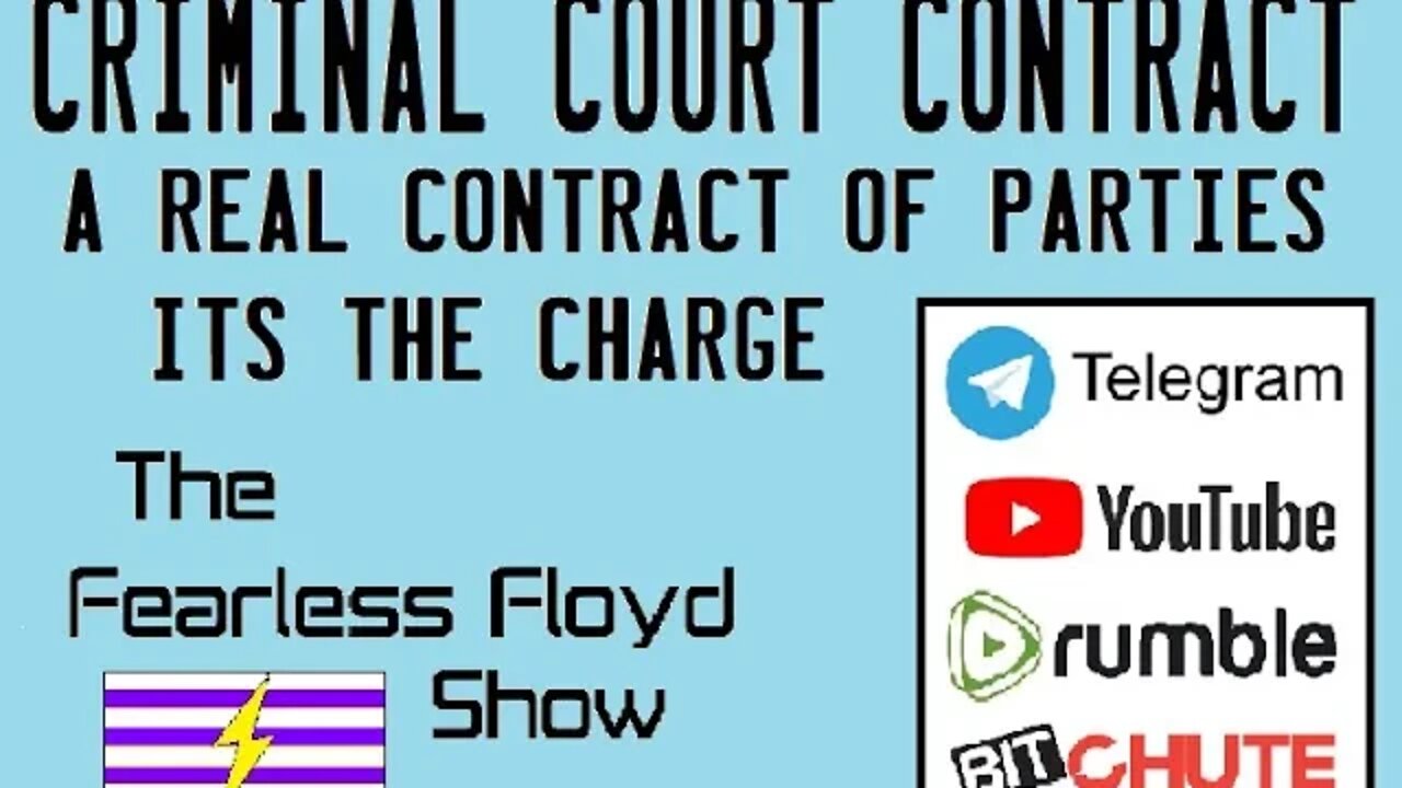 CRIMINAL CHARGE CONTRACT