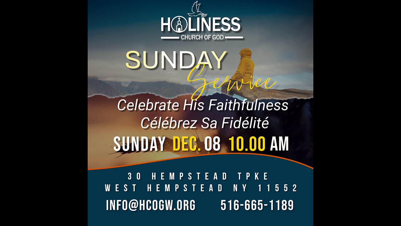 HCOG || Sunday Service 10AM 12/8/2024