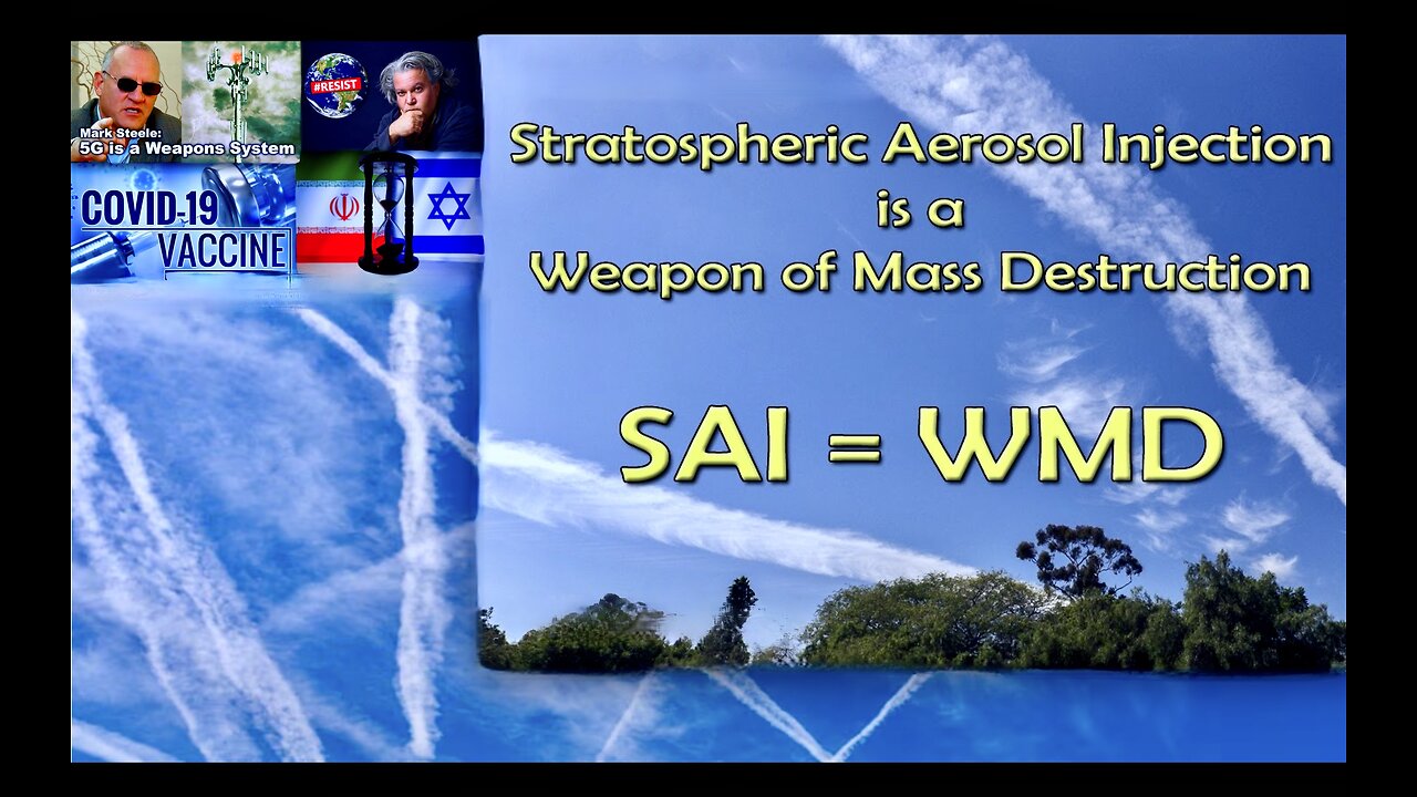 Depopulation Plan Stratospheric Aerosol Injections Weather Modification GeoEngineering Mark Steele