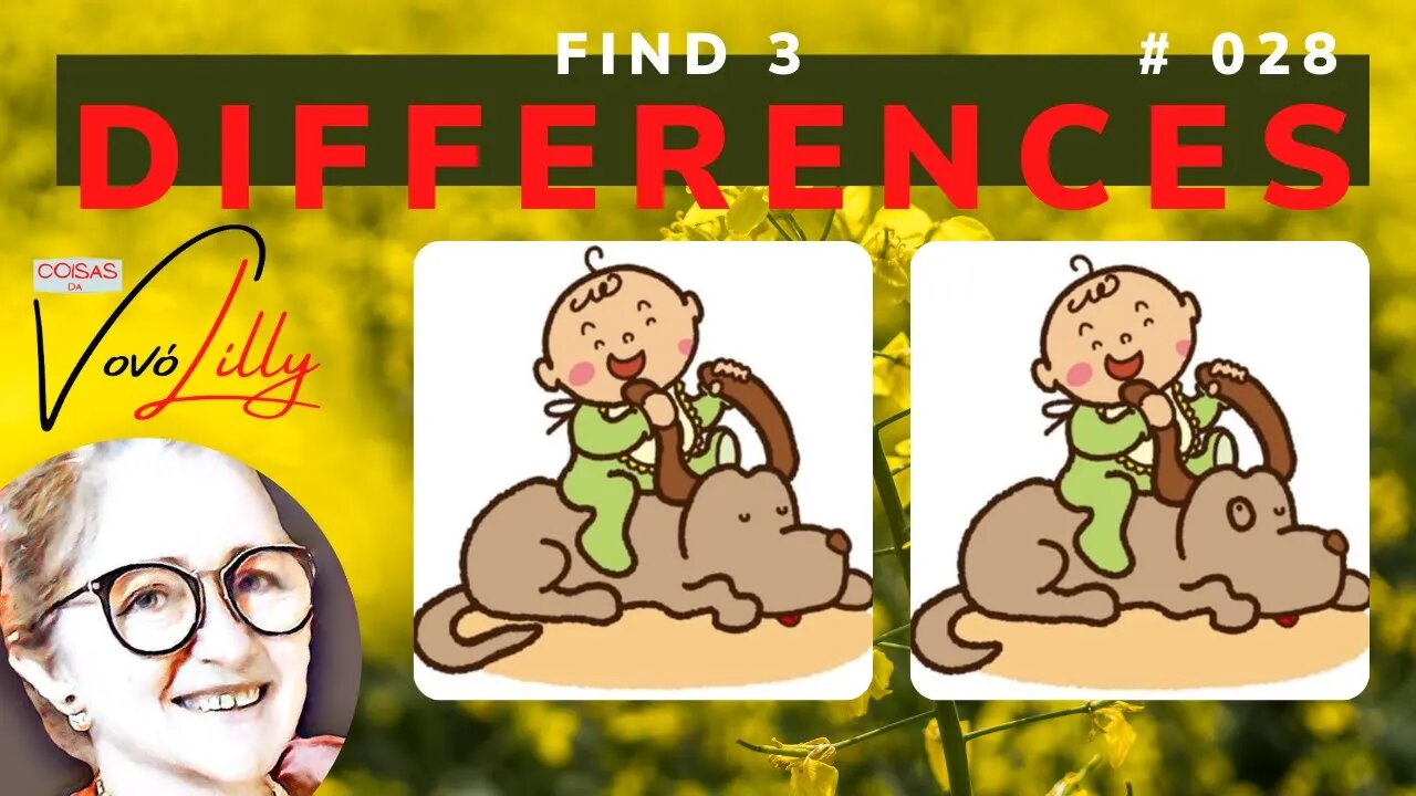 FIND THE THREE DIFFERENCES | # 028 | EXERCISE YOUR MEMORY