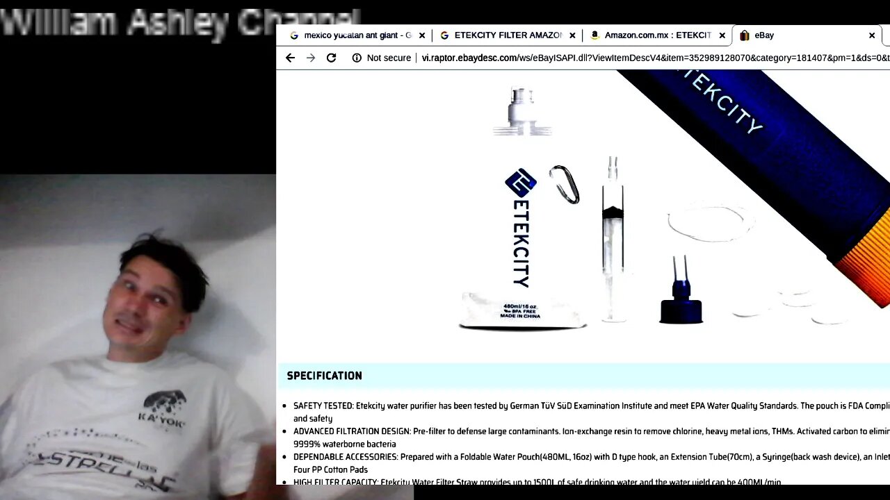 ETEKCITY WATERFlTER review part 1