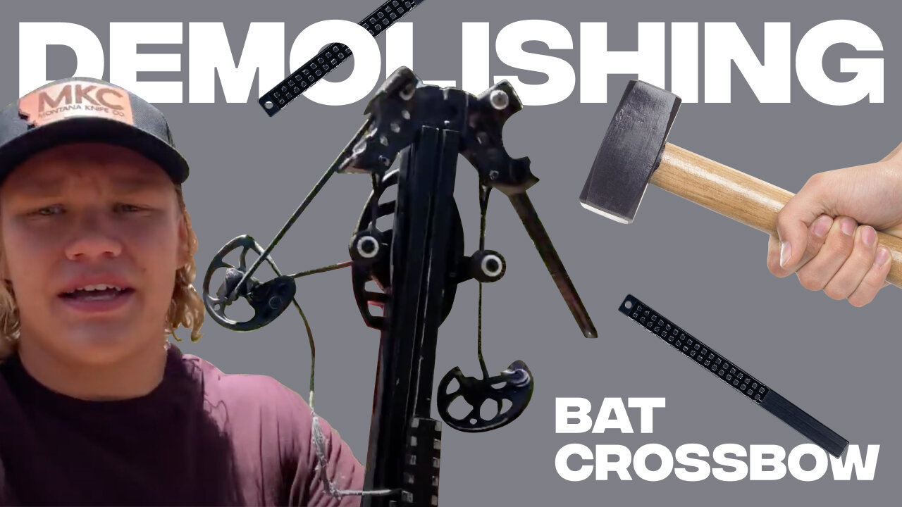 Demolishing A Ballista Bat Pistol CrossBow