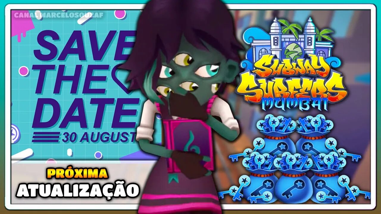 Próxima Atualização e 150 Chaves | Subway Surfers Mumbai 2021