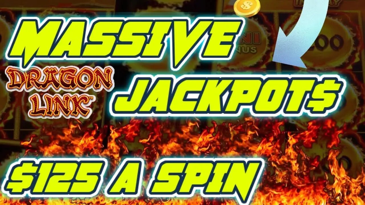 Multiple Massive Orb Jackpots Playing High Limit $125 Dragon Link Spins!