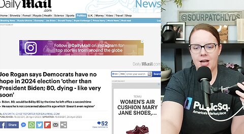 Joe Rogan Says Dems CAN'T Win 2024 Unless Biden DIES, American Kids Are Still Sad From Lockdown - Trad Queen Story Hour