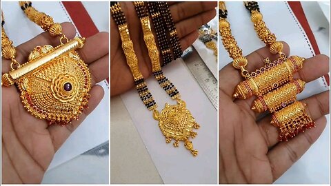 One gram gold Mangalsutra designs!!