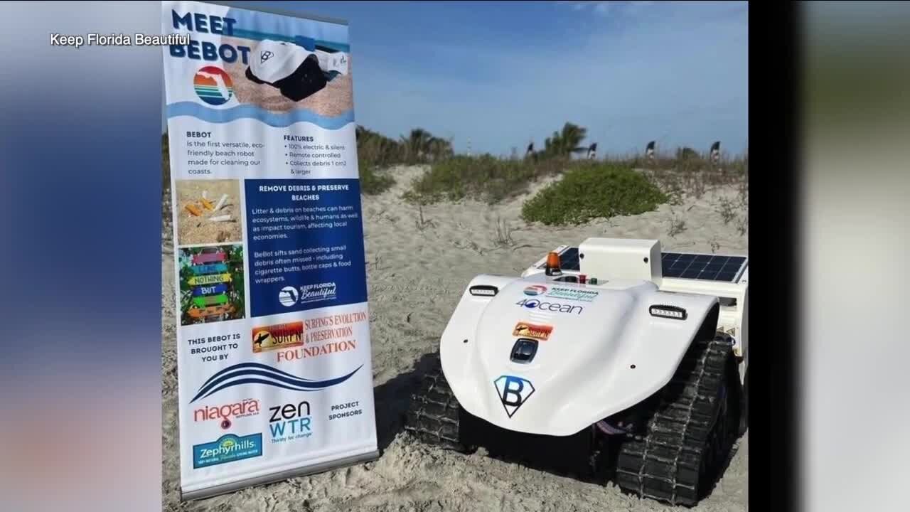 Beach cleaning robot will help keep Pinellas beaches beautiful this summer