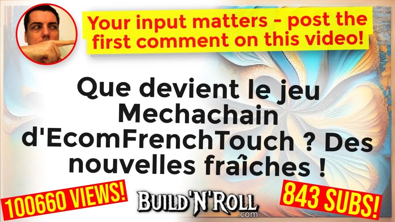 Que devient le jeu Mechachain d'EcomFrenchTouch ? Des nouvelles fraîches !