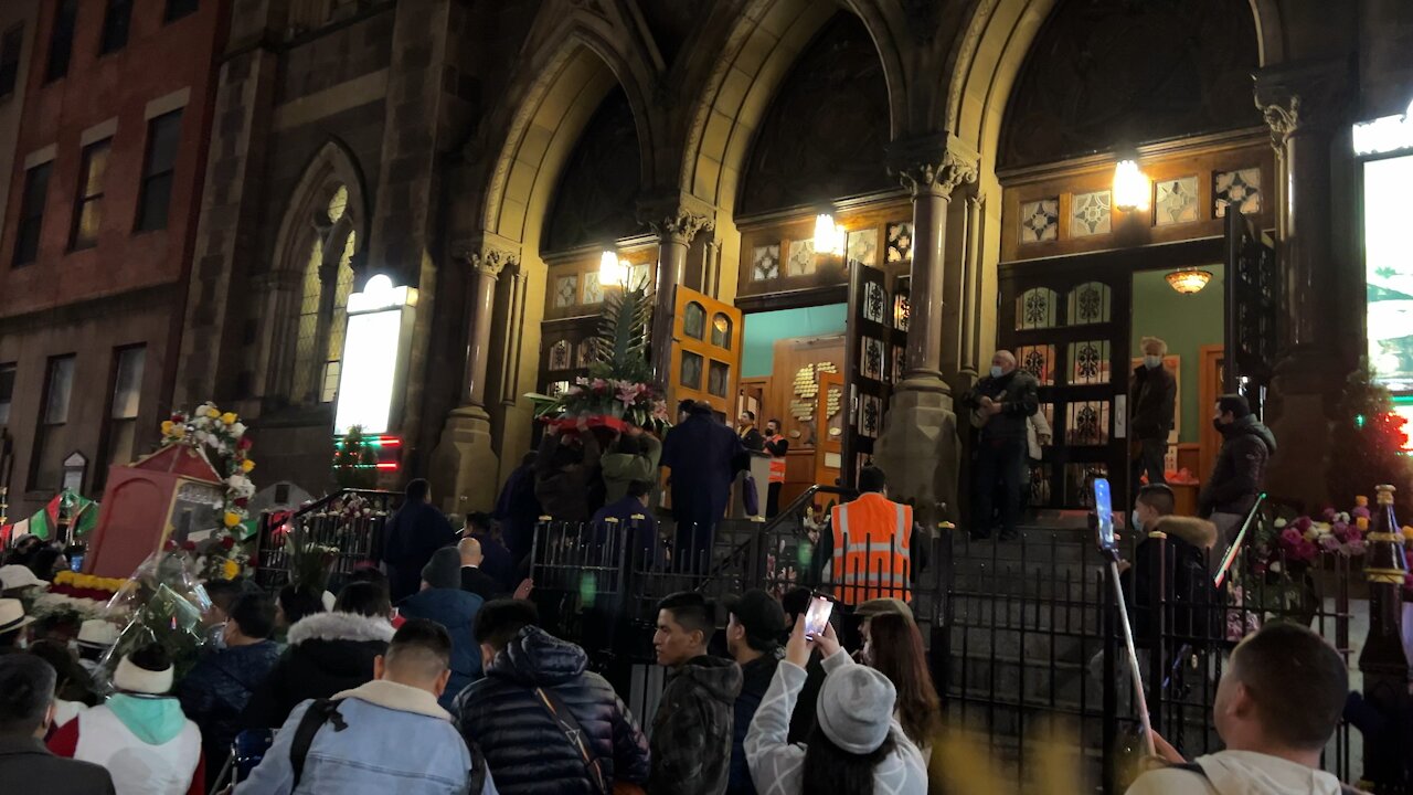 Guadalupe Procession in Church December 12 2021