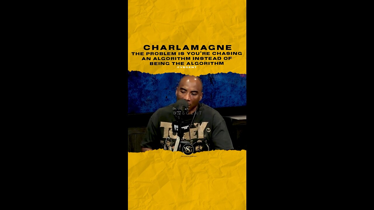 #charlamagnethagod Be the algorithm don’t chase it