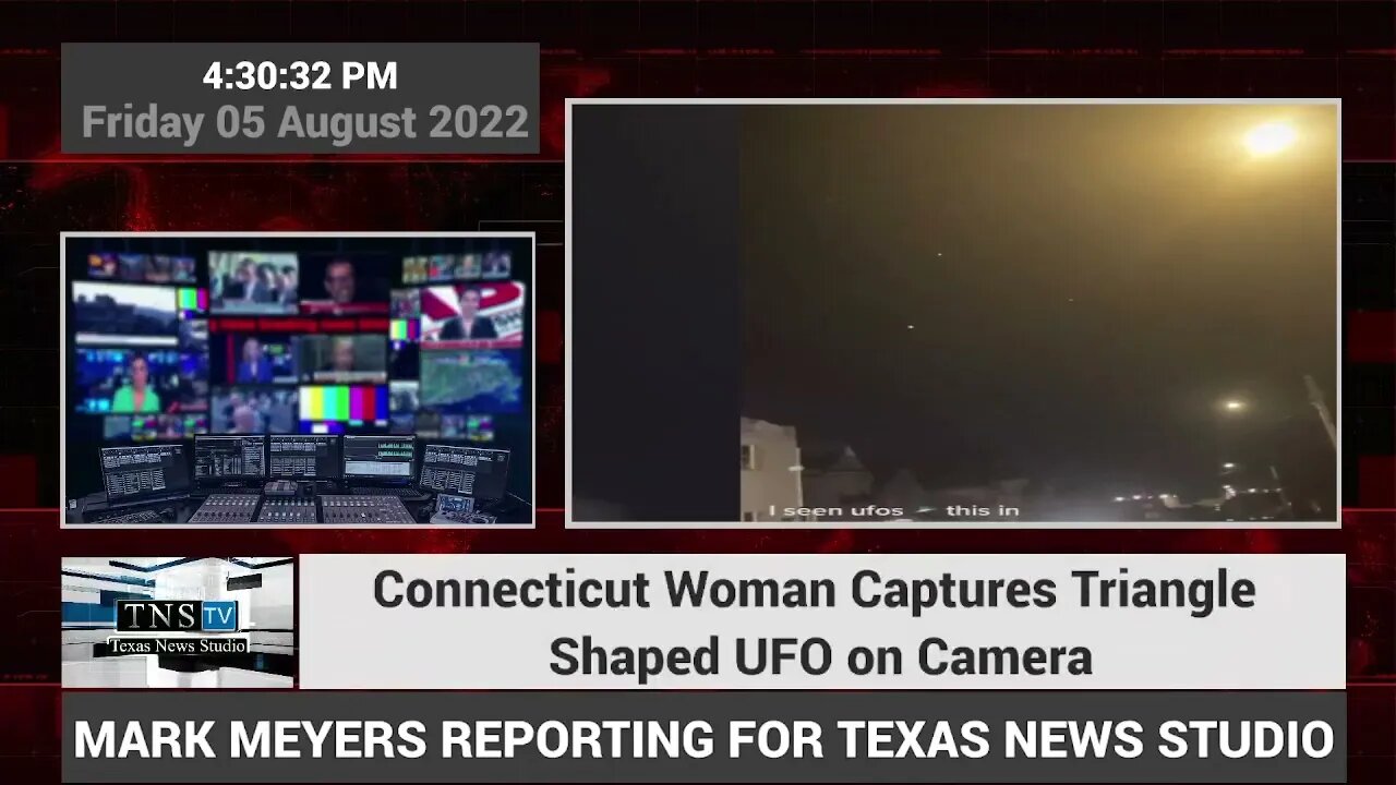 Connecticut Woman Captures Triangle Shaped UFO on Camera