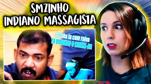 Smzinho reagindo ao INDIANO MASSAGISTA #1 | O Véio ta HOSTIL - REACT