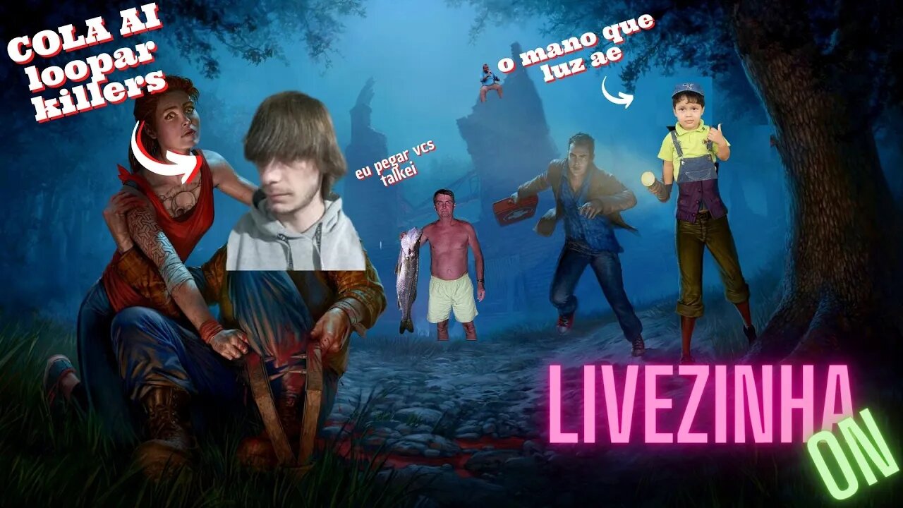 CORRENDO DO BOLONARU (Jogando dead by dyligth) cola ai conosco