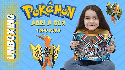 ABRI A BOX TAPU KOKO COM MINIATURA + BROCHE / POKEMON TCG