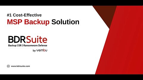 MSP Backup Solution | BDRSuite - #1 Cost-Effective Backup & DR Software for Service Providers