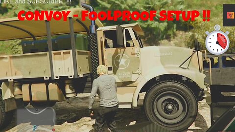 GTA 5: CONVOY SET UP // SECRET ROUTE !!!