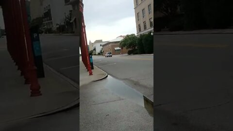 #gangstalking perp in pink shirt thinks he's tough!