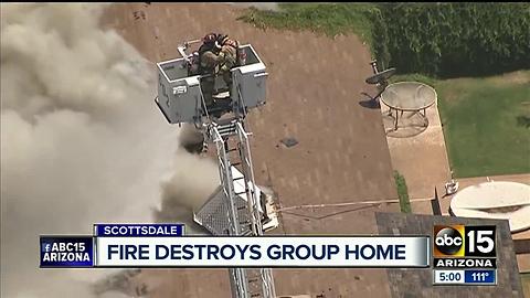 Scottsdale home goes up in flames, sending firefighters out to the heat