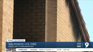 Fire hits Salpointe Catholic High