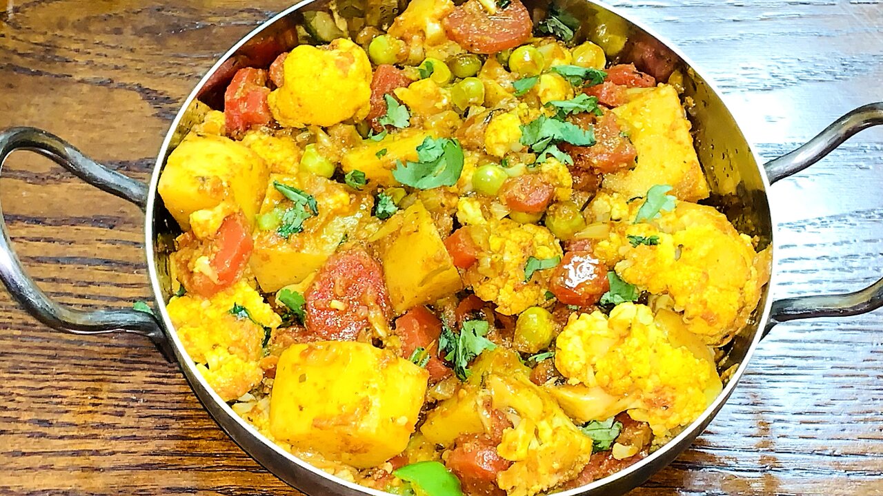 Dhaba Style Mix Vegetable Recipe