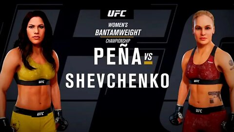 EA Sports UFC 3 Gameplay Valentina Shevchenko vs Julianna Pena