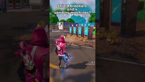 How much gold do you get from 4 vending machines when you throw shield breakers?