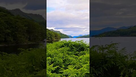 Loch Lomond mountain views on The West Highland Way Scotland #westhighlandway