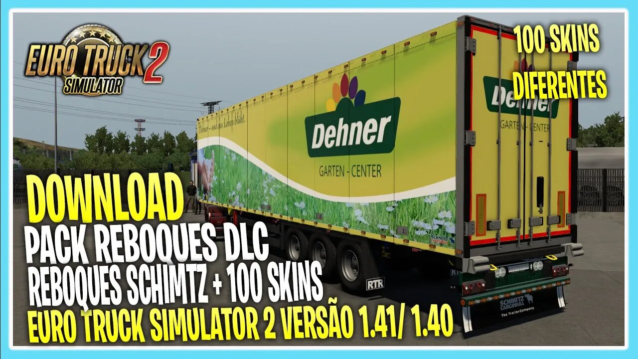 PACK REBOQUES Schmitz DLC 1.41/1.40 EURO TRUCK SIMULATOR 2