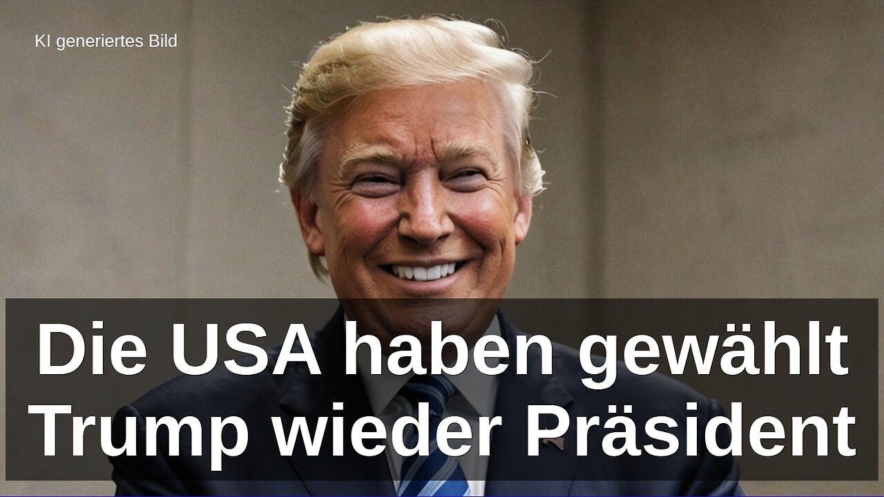 MeGGi - Die USA haben gewaehlt - #Trump wieder Praesident