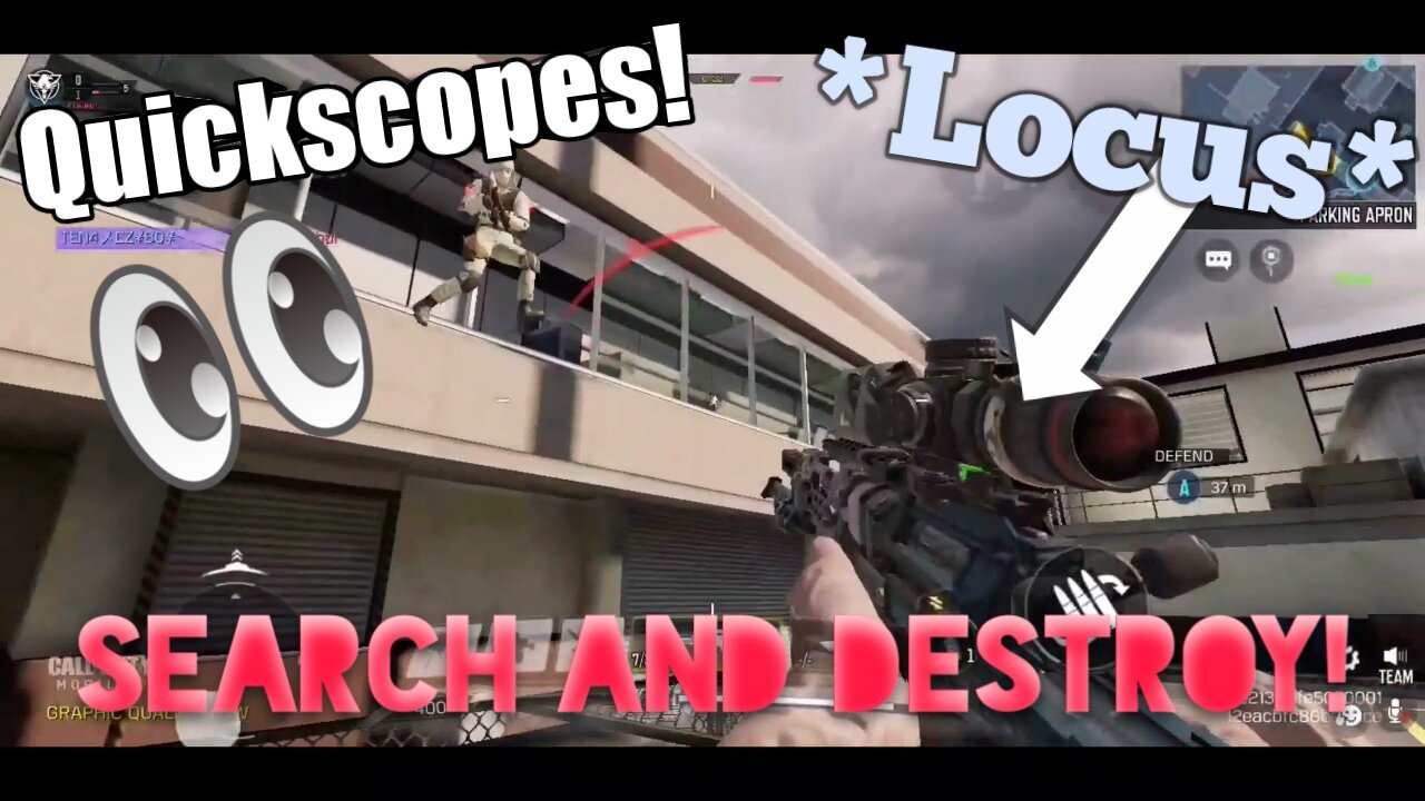 Quickscope Sniper Montage with *LOCUS*! | Ranked Search and Destroy!