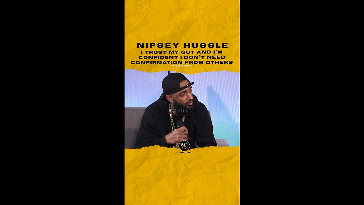 #nipseyhussle I trust my gut and I’m confident I don’t need confirmation from others.🎥 @hot97