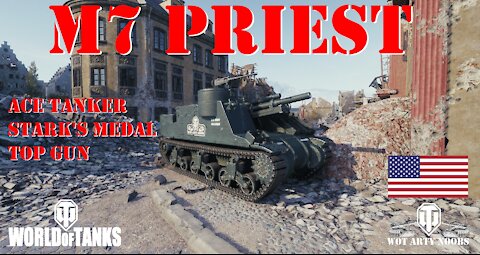 M7 Priest - Ace Tanker, Stark's Medal & Top Gun