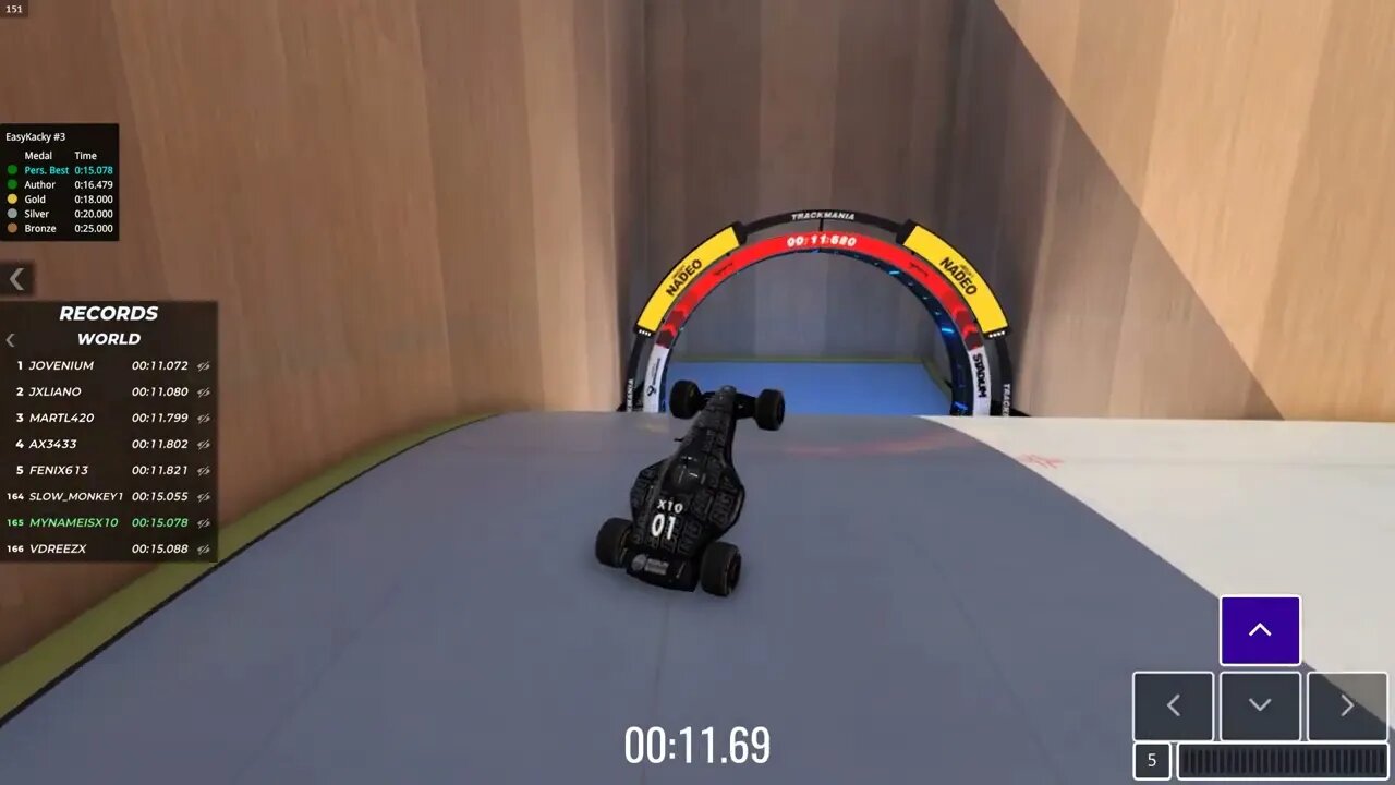 EasyKacky #3 - Author Medal - Trackmania