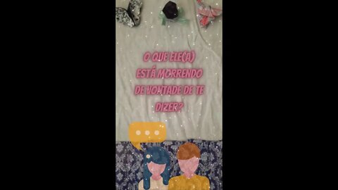 🙄O QUE ELE(A) ESTÁ MORRENDO DE VONTADE DE TE FALAR? 😲🤗 #Tarot🔮