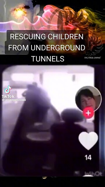 Breaking news new footage from Epstein’s Island kids being released from underground tunnels